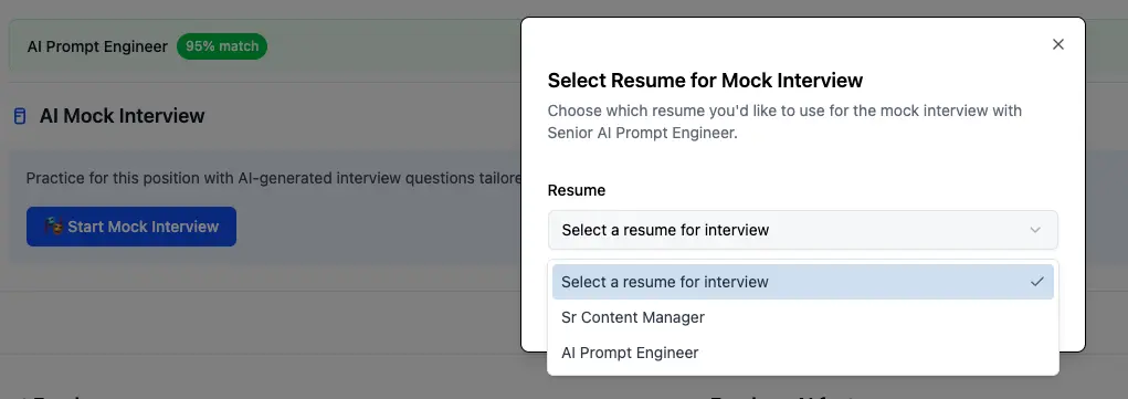 AI Job Analysis Example